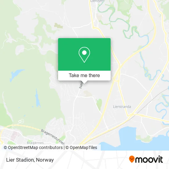 Lier Stadion map