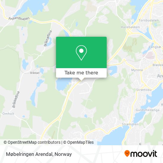 Møbelringen Arendal map