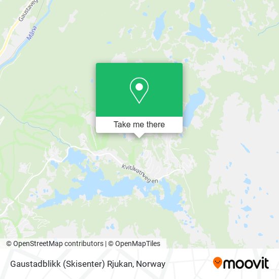 Gaustadblikk (Skisenter) Rjukan map