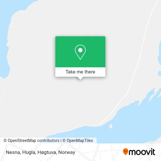 Nesna, Hugla, Høgtuva map