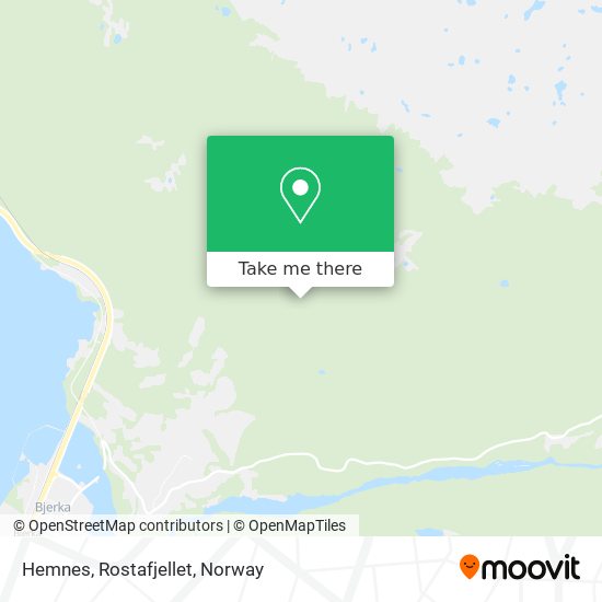 Hemnes, Rostafjellet map