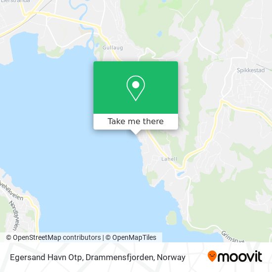 Egersand Havn Otp, Drammensfjorden map