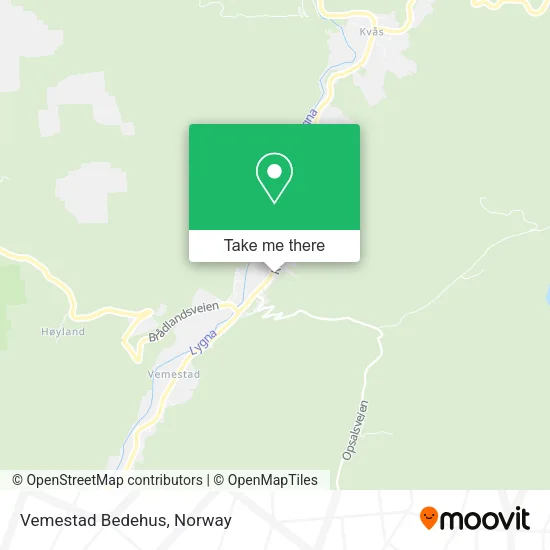 Vemestad Bedehus map