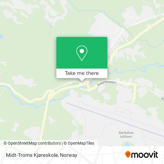 Midt-Troms Kjøreskole map