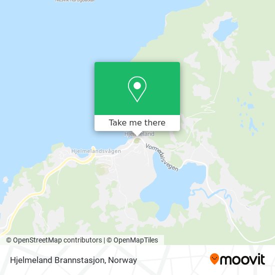 Hjelmeland Brannstasjon map