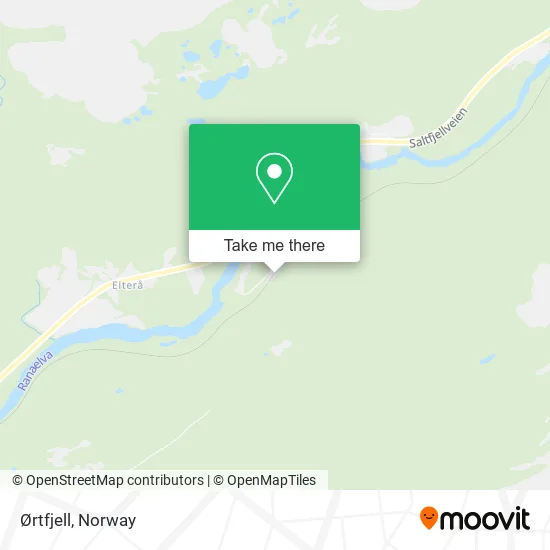 Ørtfjell map