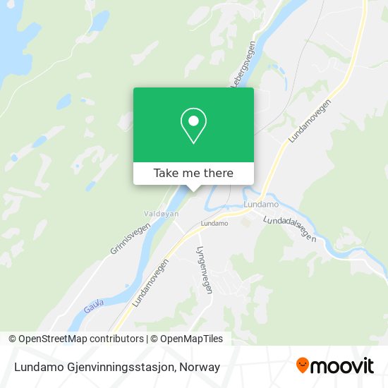 Lundamo Gjenvinningsstasjon map