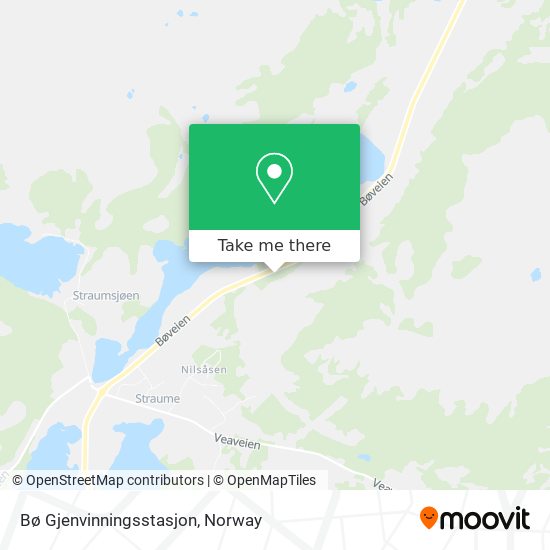 Bø Gjenvinningsstasjon map