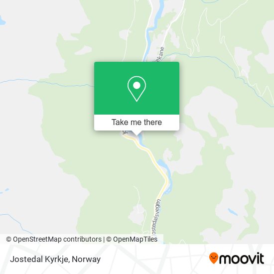 Jostedal Kyrkje map