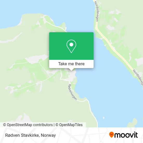 Rødven Stavkirke map