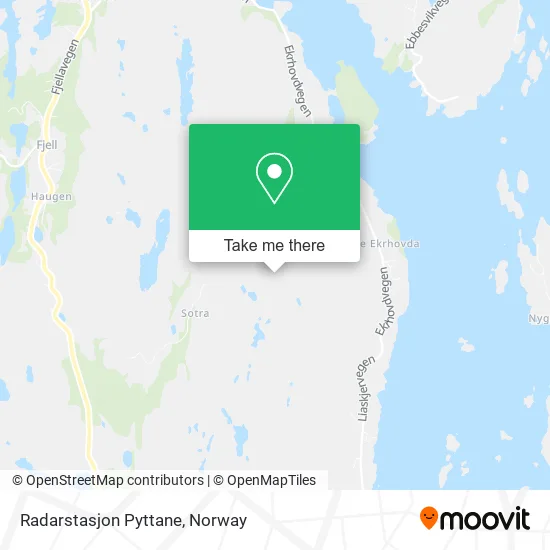 Radarstasjon Pyttane map