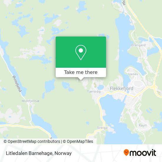 Litledalen Barnehage map
