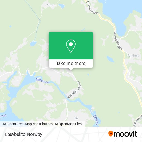 Lauvbukta map