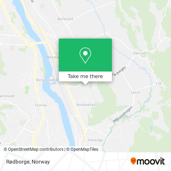 Rødborge map