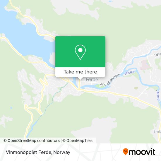 Vinmonopolet Førde map