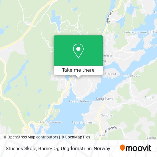 Stuenes Skole, Barne- Og Ungdomstrinn map