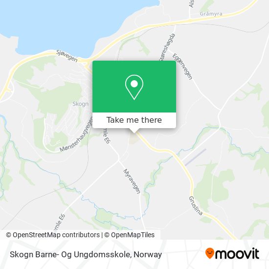 Skogn Barne- Og Ungdomsskole map