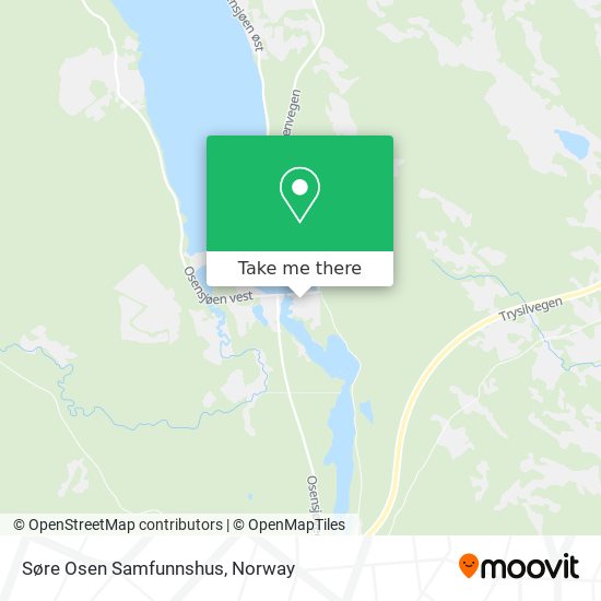 Søre Osen Samfunnshus map