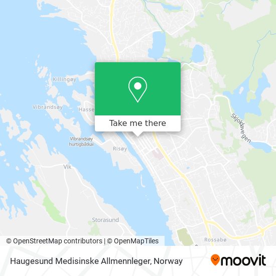 Haugesund Medisinske Allmennleger map