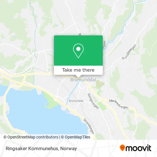 Ringsaker Kommunehus map