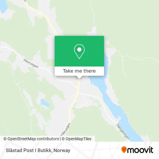 Slåstad Post I Butikk map