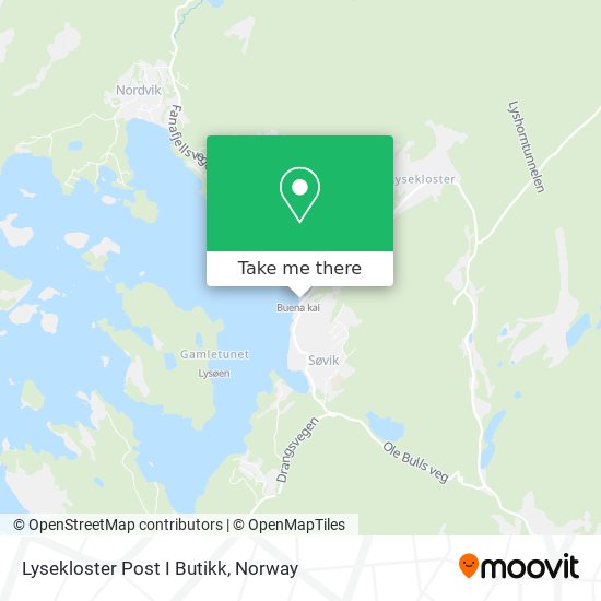 Lysekloster Post I Butikk map