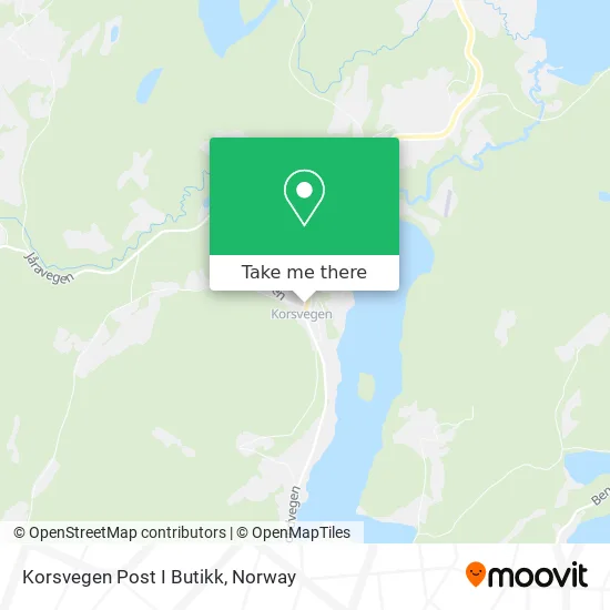 Korsvegen Post I Butikk map