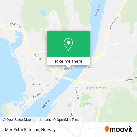 Mer Extra Fetsund map