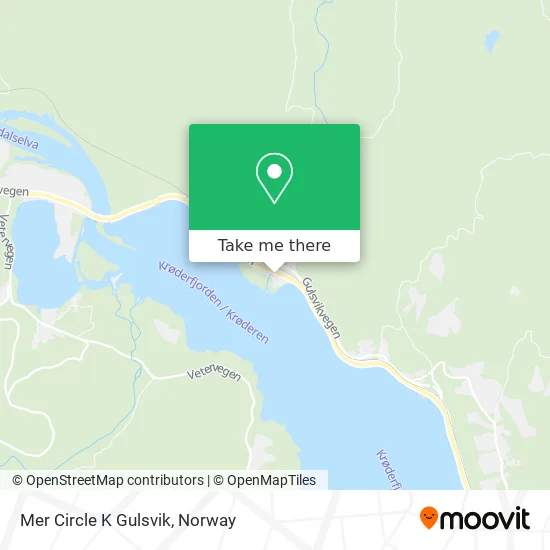 Mer Circle K Gulsvik map