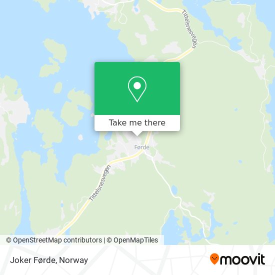 Joker Førde map