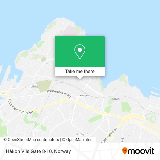 Håkon Viis Gate 8-10 map