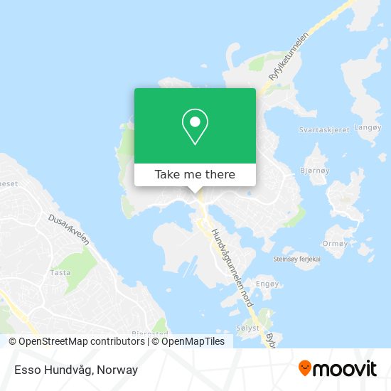 Esso Hundvåg map