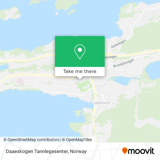Daaeskogen Tannlegesenter map