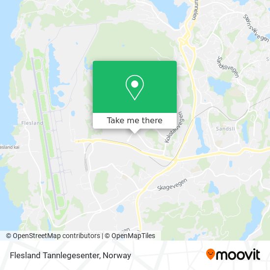 Flesland Tannlegesenter map