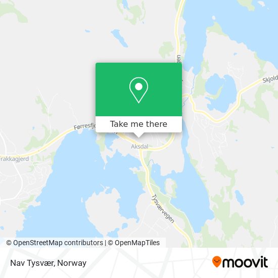 Nav Tysvær map