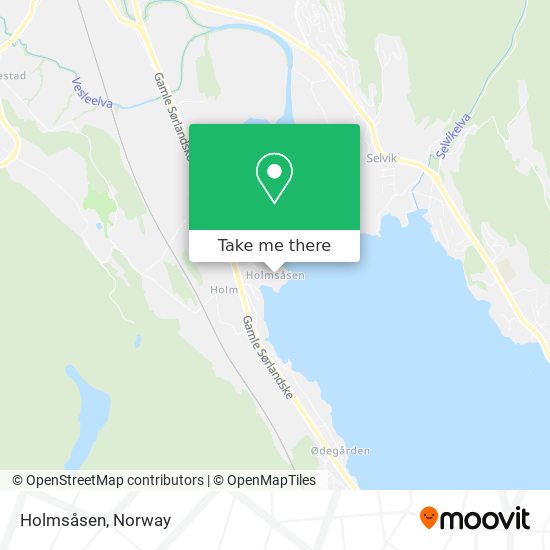 Holmsåsen map