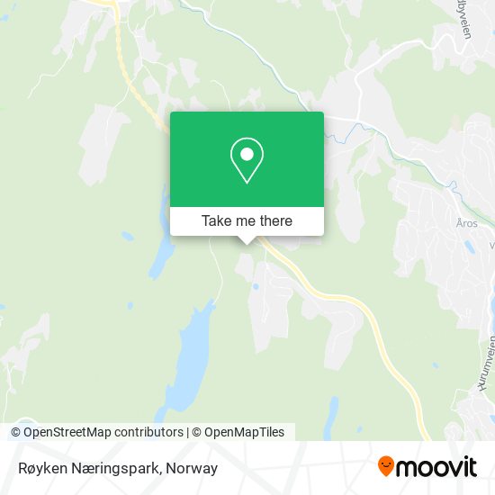 Røyken Næringspark map