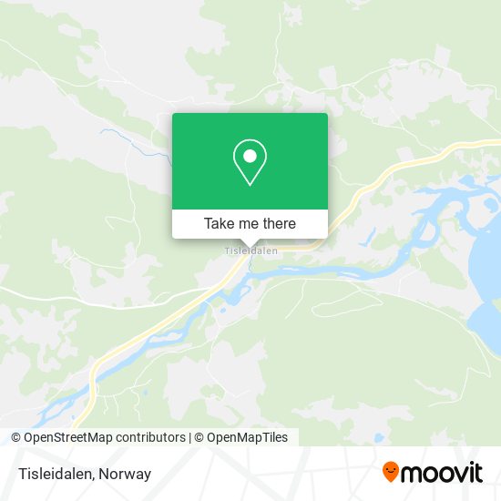 Tisleidalen map