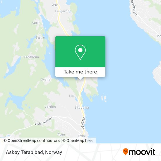 Askøy Terapibad map