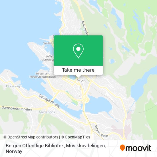 Bergen Offentlige Bibliotek, Musikkavdelingen map