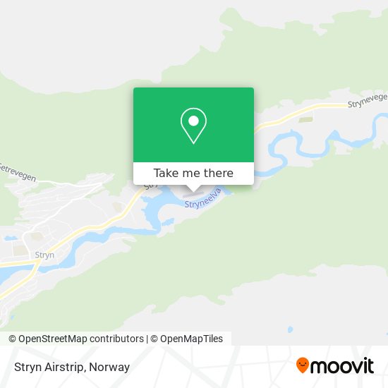 Stryn Airstrip map