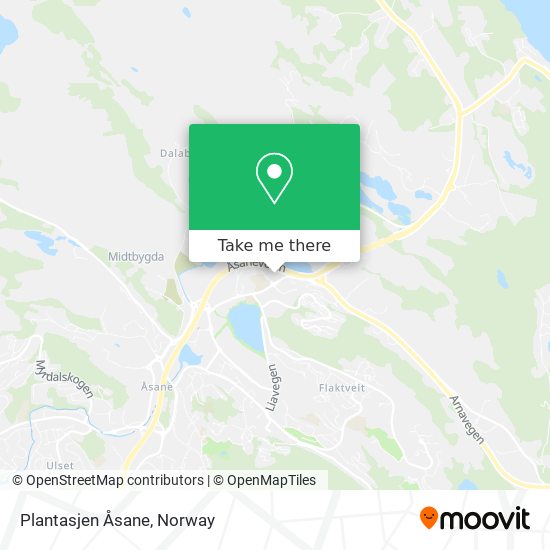 Plantasjen Åsane map