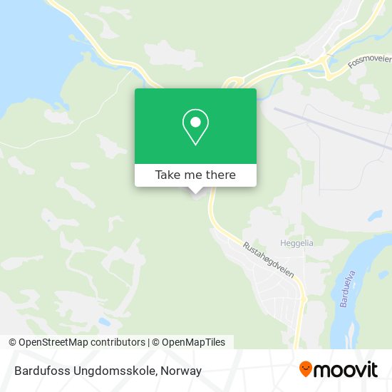 Bardufoss Ungdomsskole map