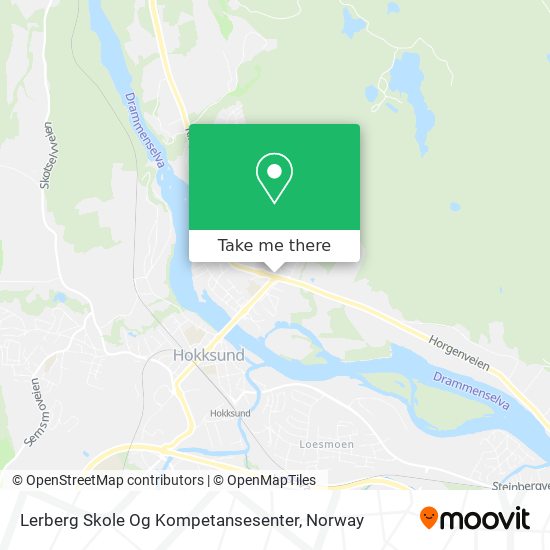 Lerberg Skole Og Kompetansesenter map