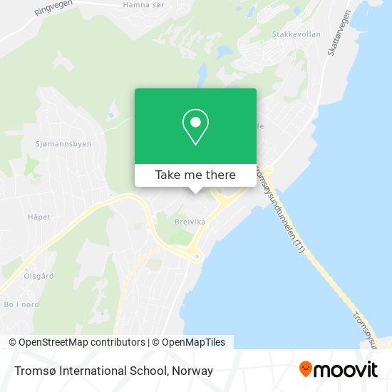 Tromsø International School map