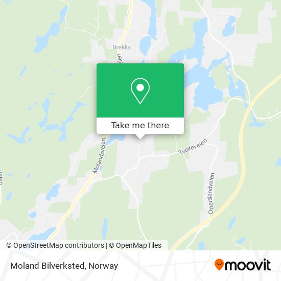 Moland Bilverksted map