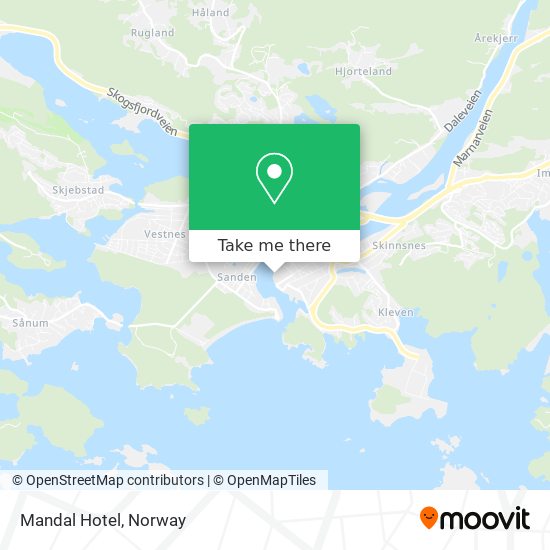 Mandal Hotel map