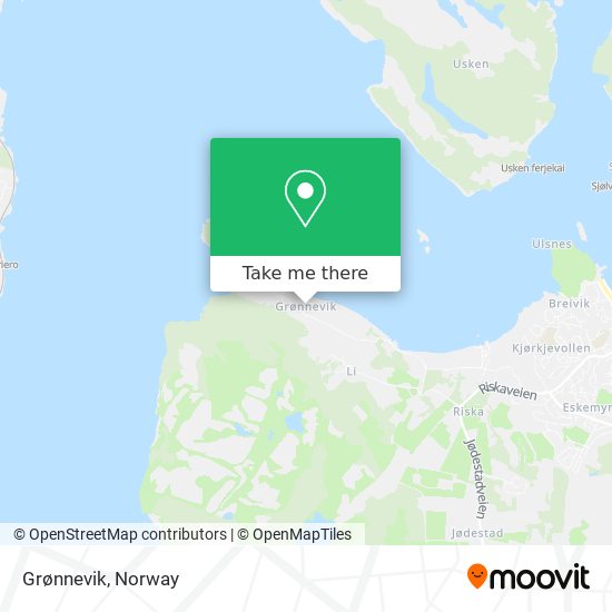 Grønnevik map