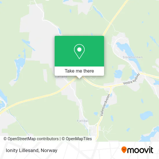 Ionity Lillesand map