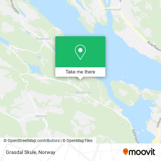 Grasdal Skule map